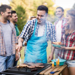 Friends Having A Braai